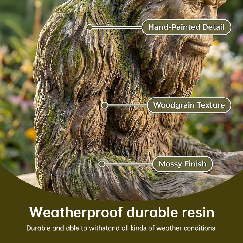 Bigfoot Yeti Hanging Bird Feeder - Weather-Resistant Outdoor Wildlife Decor for Garden, Patio, and Yard