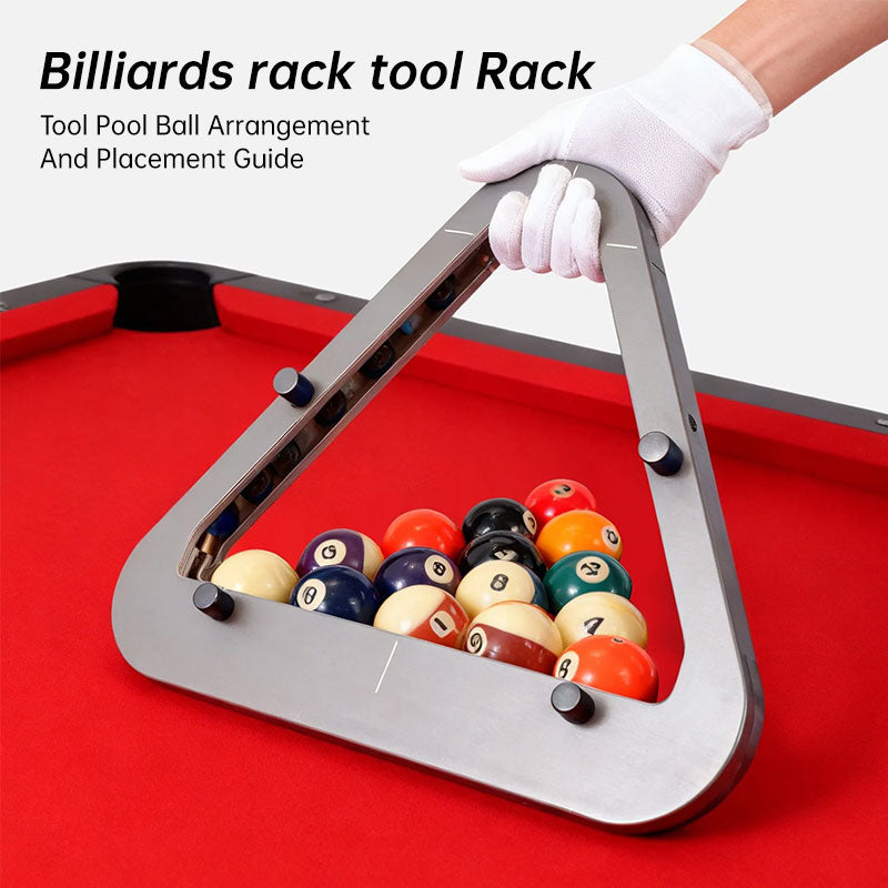 Precision Professional Billiard Ball Rack | Solid Wood, Zero-Gap 8-Ball & 9-Ball Pool Rack