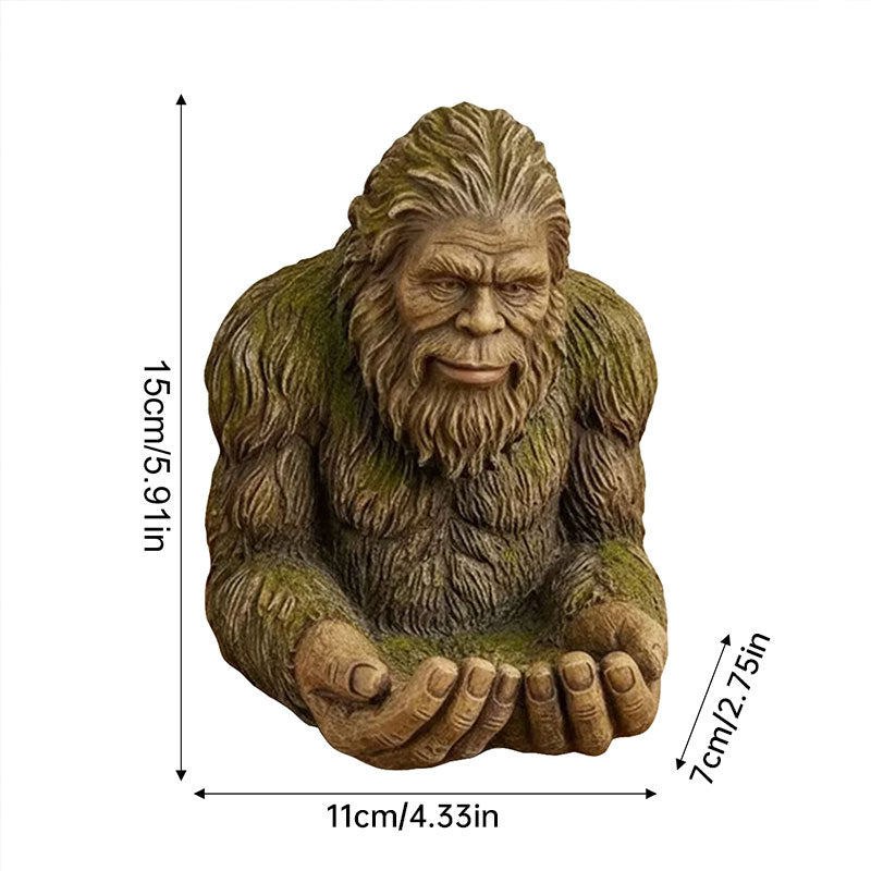 Bigfoot Yeti Hanging Bird Feeder - Weather-Resistant Outdoor Wildlife Decor for Garden, Patio, and Yard