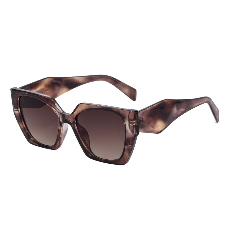 Fashion Cat Eye Wide Temple Sunglasses for Women, High-End  Full Frame Sun Glasses, Designer Style Eyewear