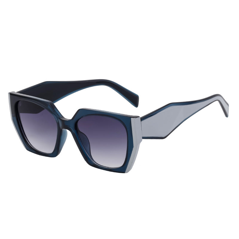 Fashion Cat Eye Wide Temple Sunglasses for Women, High-End  Full Frame Sun Glasses, Designer Style Eyewear