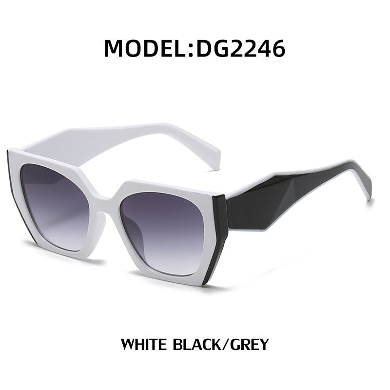 Fashion Cat Eye Wide Temple Sunglasses for Women, High-End  Full Frame Sun Glasses, Designer Style Eyewear
