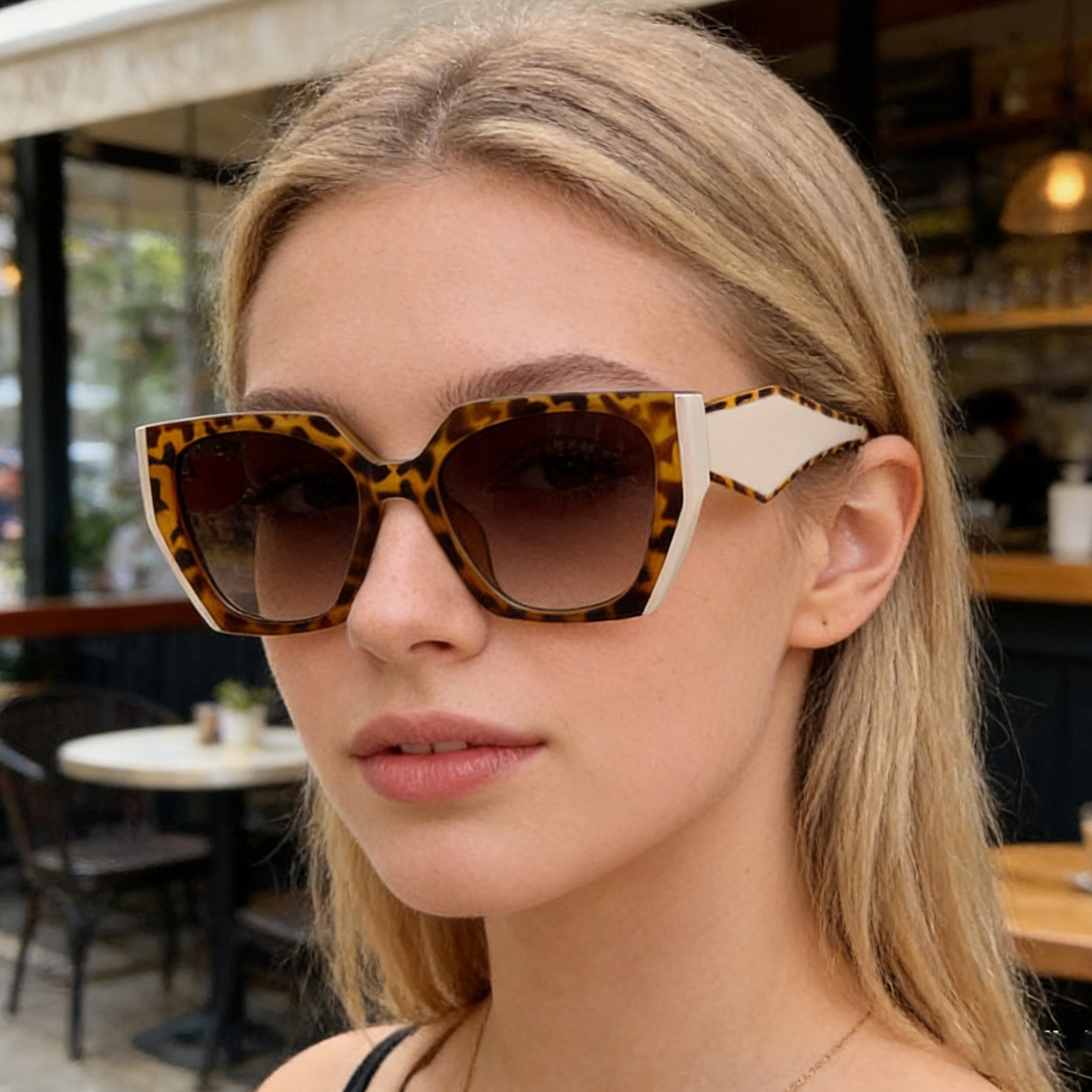 Fashion Cat Eye Wide Temple Sunglasses for Women, High-End  Full Frame Sun Glasses, Designer Style Eyewear