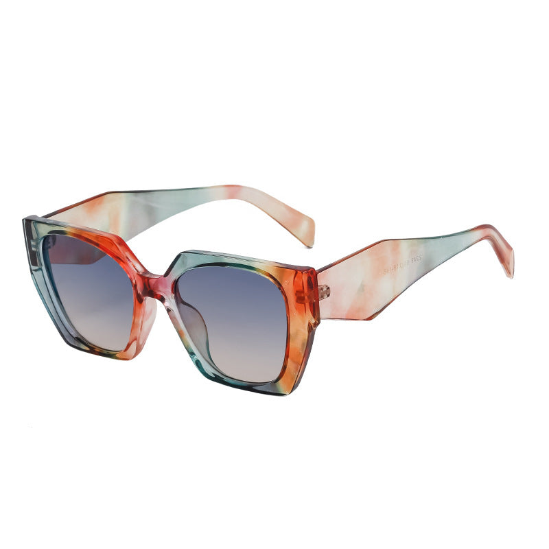 Fashion Cat Eye Wide Temple Sunglasses for Women, High-End  Full Frame Sun Glasses, Designer Style Eyewear
