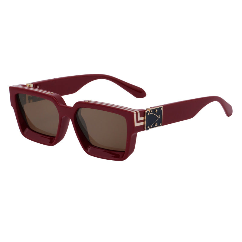 Millionaire Style Sunglasses Men Fashion Trendy Sunglasses Women High-End Square Frame Sunglasses