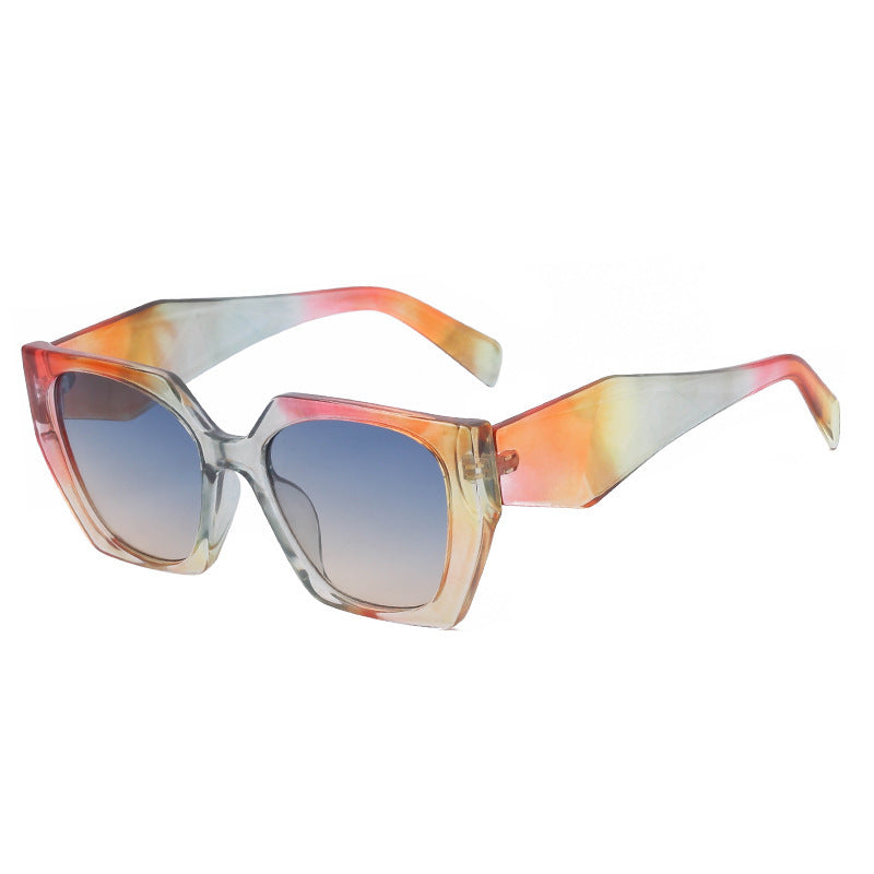 Fashion Cat Eye Wide Temple Sunglasses for Women, High-End  Full Frame Sun Glasses, Designer Style Eyewear
