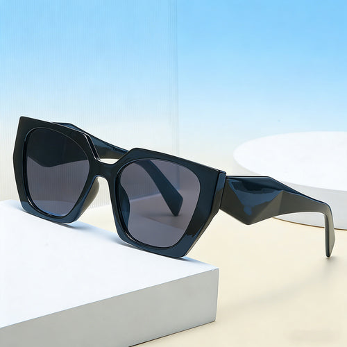 Fashion Cat Eye Wide Temple Sunglasses for Women, High-End  Full Frame Sun Glasses, Designer Style Eyewear