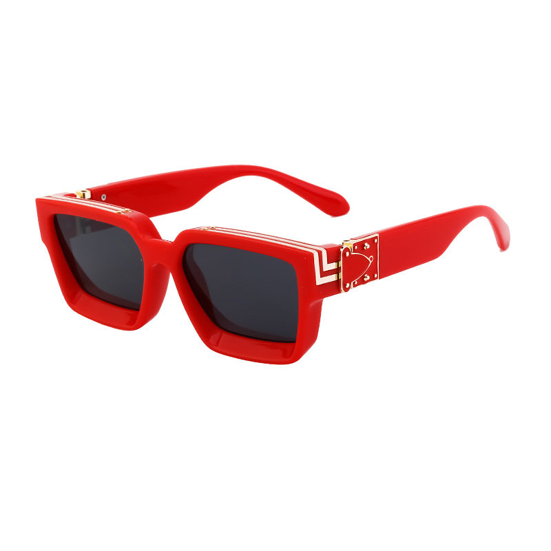 Millionaire Style Sunglasses Men Fashion Trendy Sunglasses Women High-End Square Frame Sunglasses