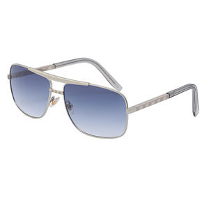 New Attitude Vintage Square Frame Sunglasses for Men, Fashionable Retro Aviator Style Shades, Streetwear Trendy Eyewear