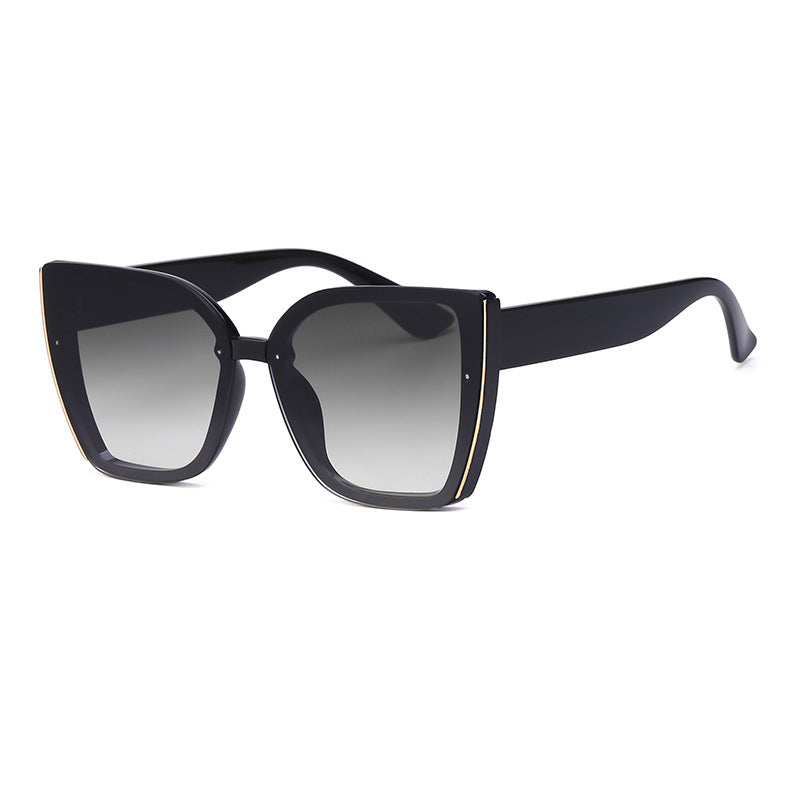 Fashion Cat-Eye Oversized Sunglasses for Women, UV Protection Trendy Sunglasses