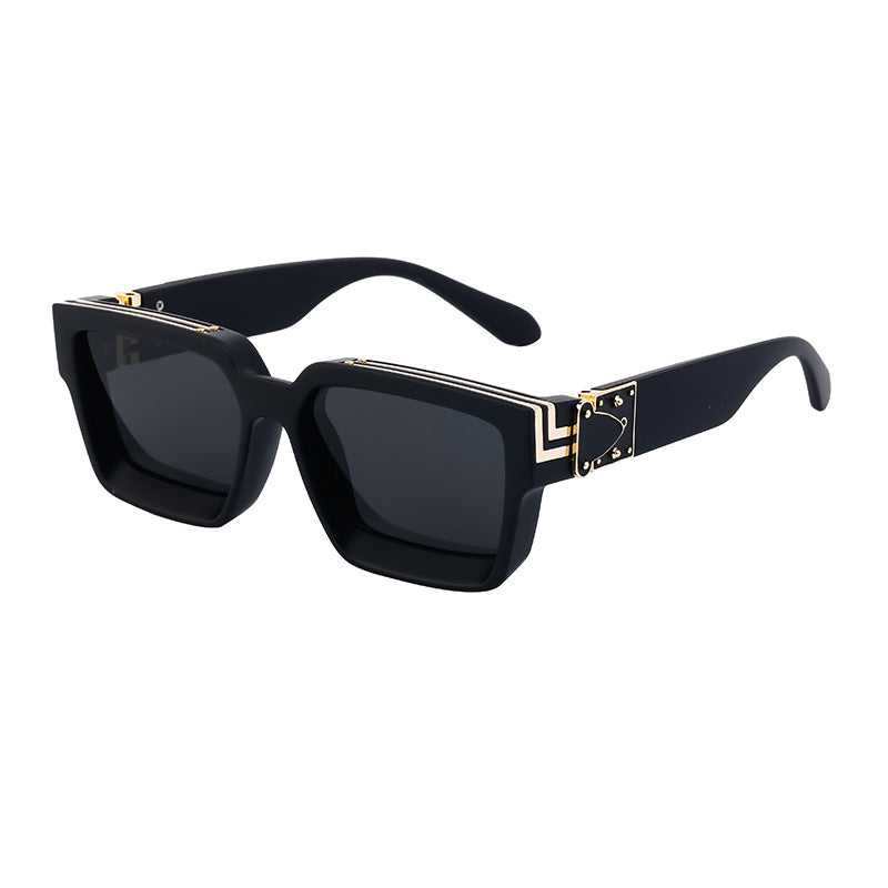 Millionaire Style Sunglasses Men Fashion Trendy Sunglasses Women High-End Square Frame Sunglasses