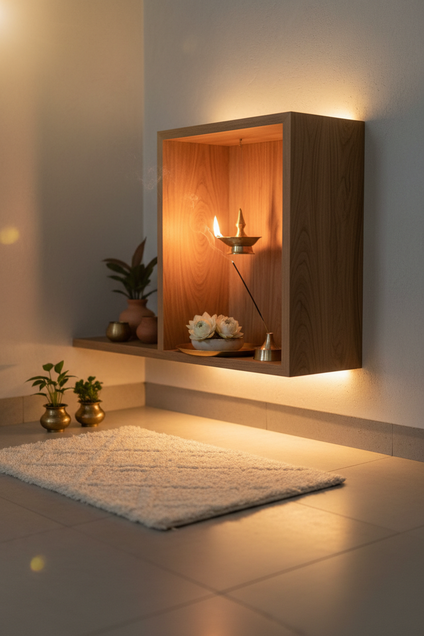 Modern Pooja Corner
